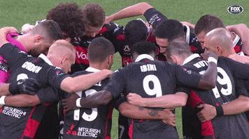 Western Sydney Wanderers Team Huddle GIF by wswanderersfc