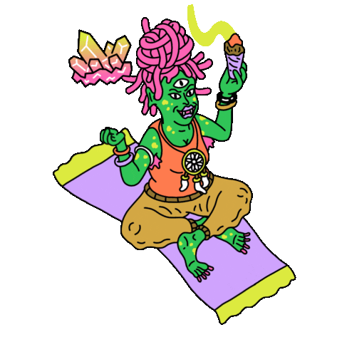 Dream Catcher Vibes Sticker by James Clapham