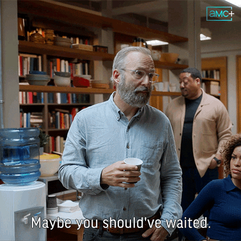 Television Wait GIF by AMC Networks