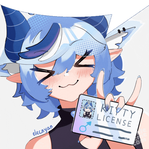 Kitty Vtuber GIF