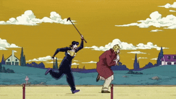 Chasing Jojos Bizarre Adventure GIF