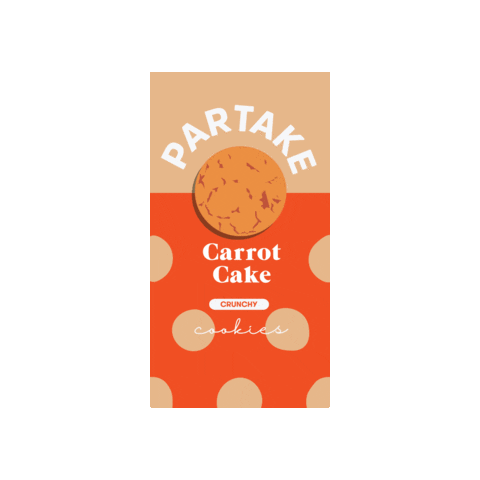 Carrot Cake Cookies Sticker by Partake Foods