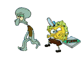 Spongebob Squarepants Singing Sticker