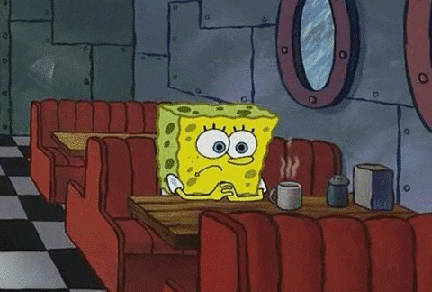 Spongebob staring at a mug in sadness. 'The Resident' season 2 premiere