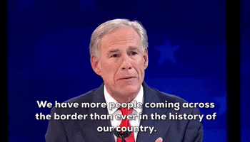 Greg Abbott Immigration GIF by GIPHY News