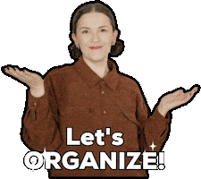 Organizing Organize Sticker by Huushollaaja