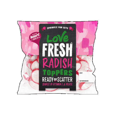 Foodie Radish Sticker by G's Fresh