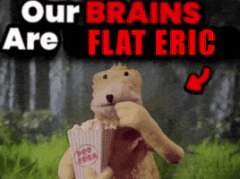 Flat Eric Brain GIF