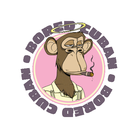 Bored Cuban Sticker