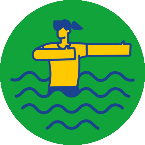 Simning Sticker by Korpen