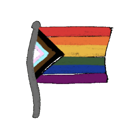 MidwestHouse pride flag lgbtq sxsw Sticker
