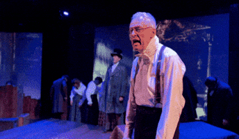 Father Christmas Surprise GIF by Chance Theater