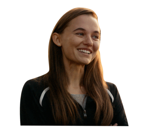 Madison Iseman Smile Sticker by Disney+ for iOS & Android | GIPHY
