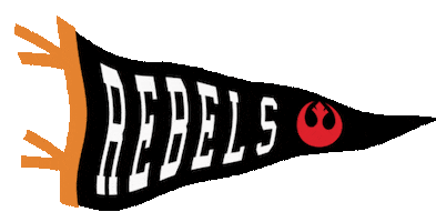 Star Wars Rebel Sticker by SASSY SAV