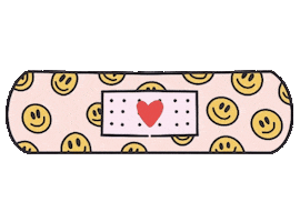 Band Aid Hearts Sticker