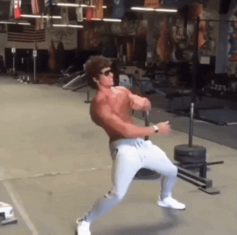 Dance Fitness Model GIF