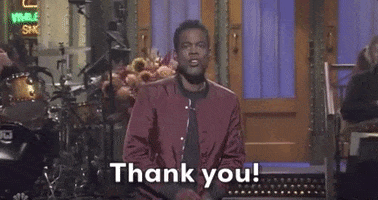 Chris Rock Thank You GIF by Saturday Night Live