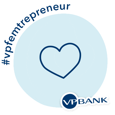 Heart Women Sticker by vpbankag