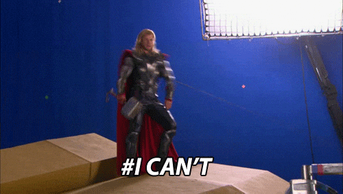 Thor I Cant GIF - Find & Share on GIPHY