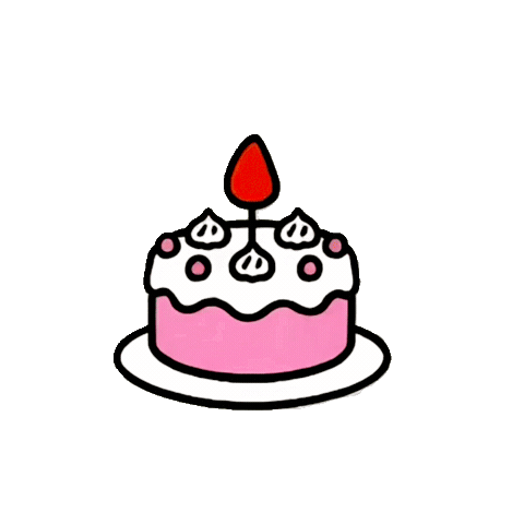 Birthday Cake Sticker