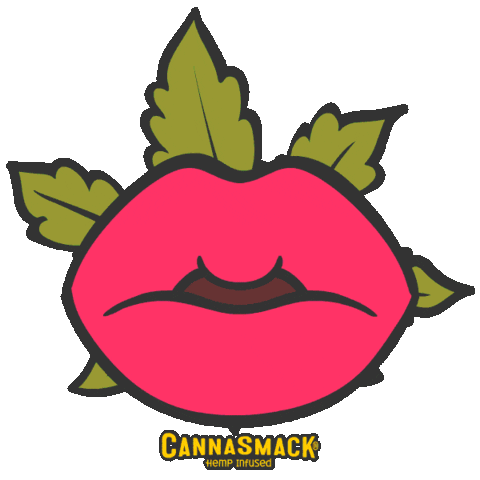 Mouth Sticker by CannaSmack