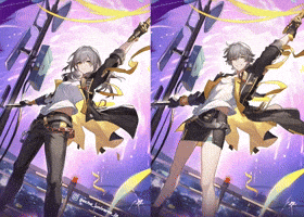 Lightning Posing GIF