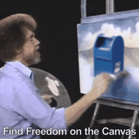 Bob Ross Quote GIF by INTO ACTION