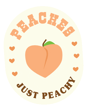 Peach Cobbler Sticker Sticker