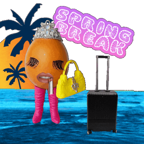 Spring Break Queen Sticker