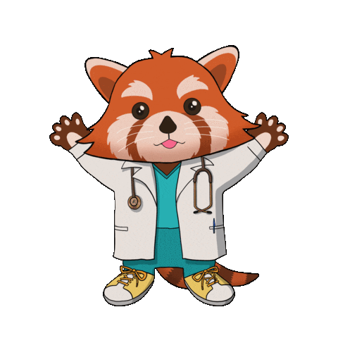 Happy Red Panda Sticker