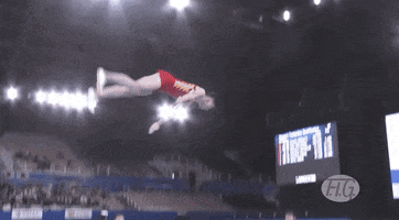 Bounce Trampoline GIF by FIG Gymnastics