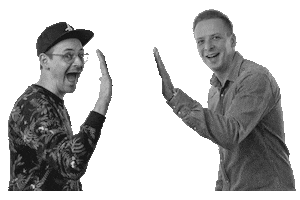 Friends Yes Sticker by Dezibl Bolinger