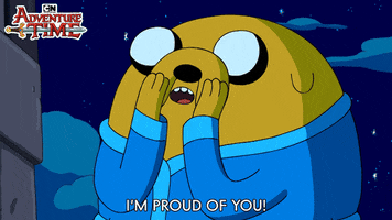Im Proud Of You Adventure Time GIF by Cartoon Network