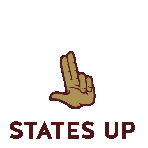 San Marcos States Up Sticker by Texas State University