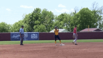 Softball Knights GIF by Marian University