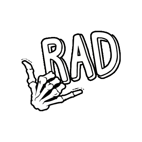 Coffee Skate Sticker by Saints and Sippers