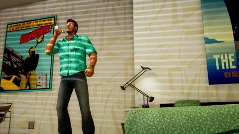 Rockstar Games divulga meme do "Here we go again" no GTA Trilogy 15