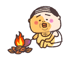 Old Man Fall Sticker