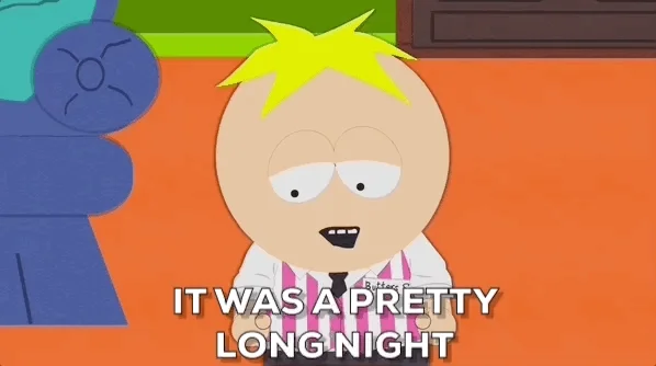 Tired Butters Stotch GIF