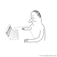 wgarratt brain amnesia password line drawing GIF