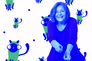 Art Catlady Cats Flash GIF