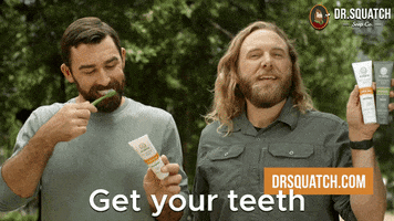 Toothpaste Imagine GIF by DrSquatchSoapCo