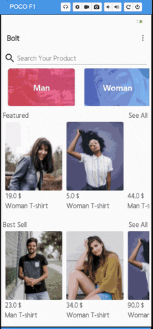 Online Shopping App GIF