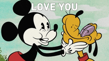 I Love You GIF by Mickey Mouse