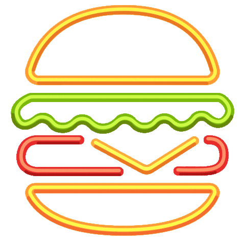 Burger Pittsburgh Sticker by Mario's Saloon