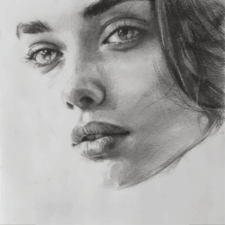 Girls Портрет Portrait Youcanshot Youcanpaint Paint Shotonmobile GIF