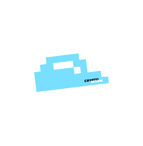 Pixel Cap Sticker by CryptoWorm