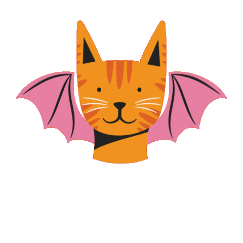 Cat Halloween Sticker by Erstwilder
