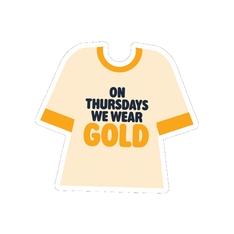 Gold Thursday Sticker by Georgia Southwestern State University