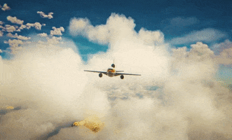 Fly Plane GIF by Patrick Paige II